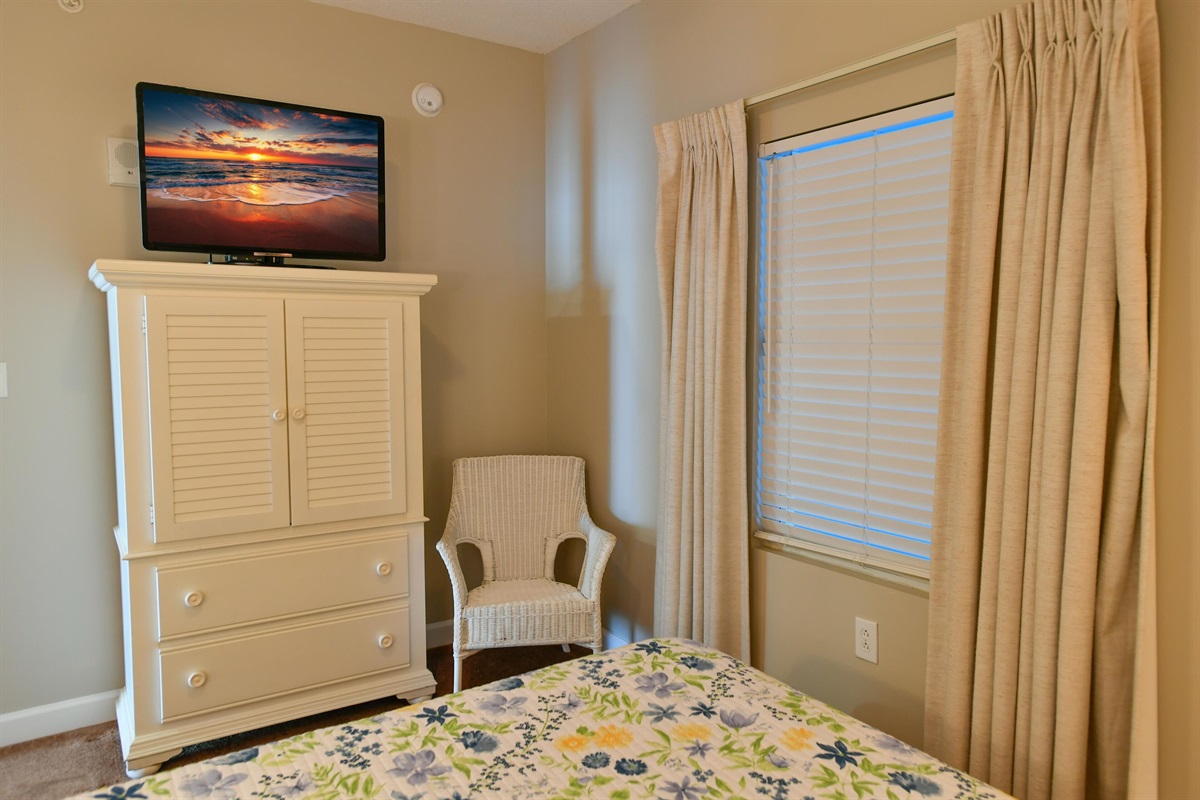Flat Screen TV on Master Bedroom