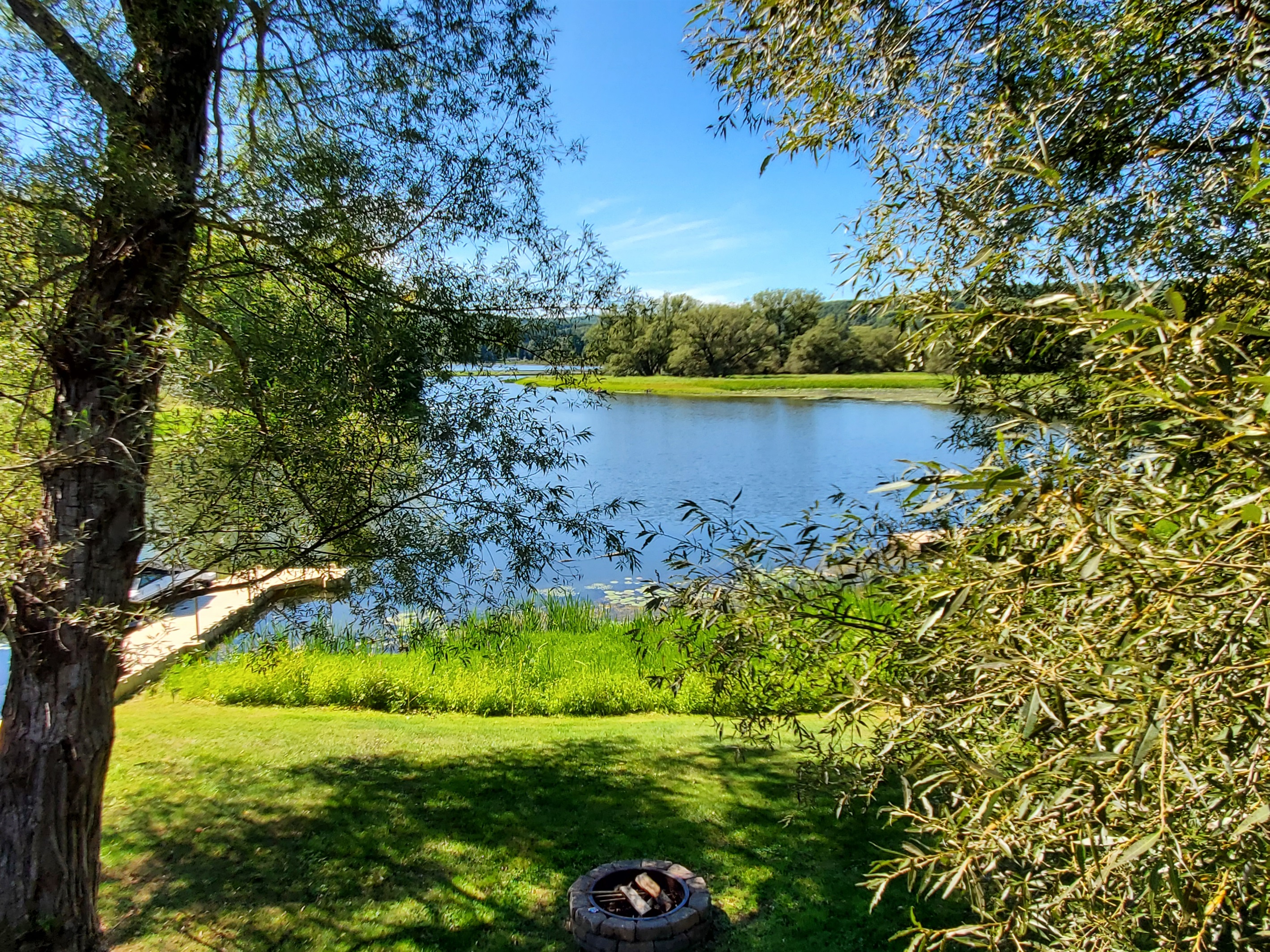 Firepit by the water