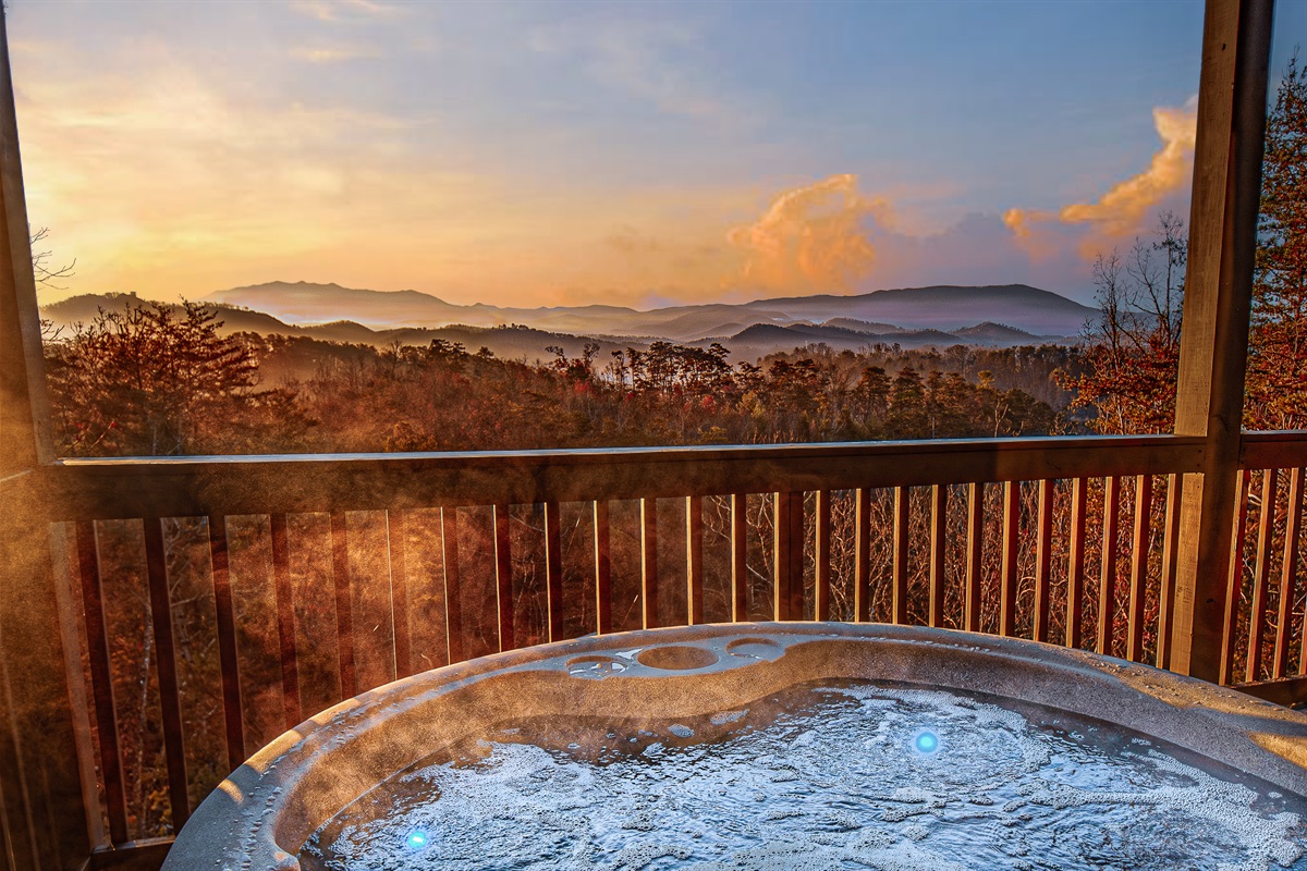 Welcome to The Flame, a romantic couple's escape in the heart of the Great Smoky Mountains!