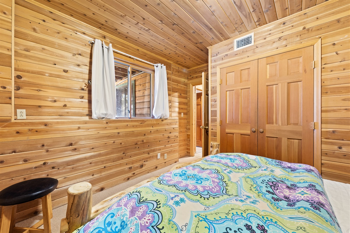 Bedroom #2 with King bed on main level