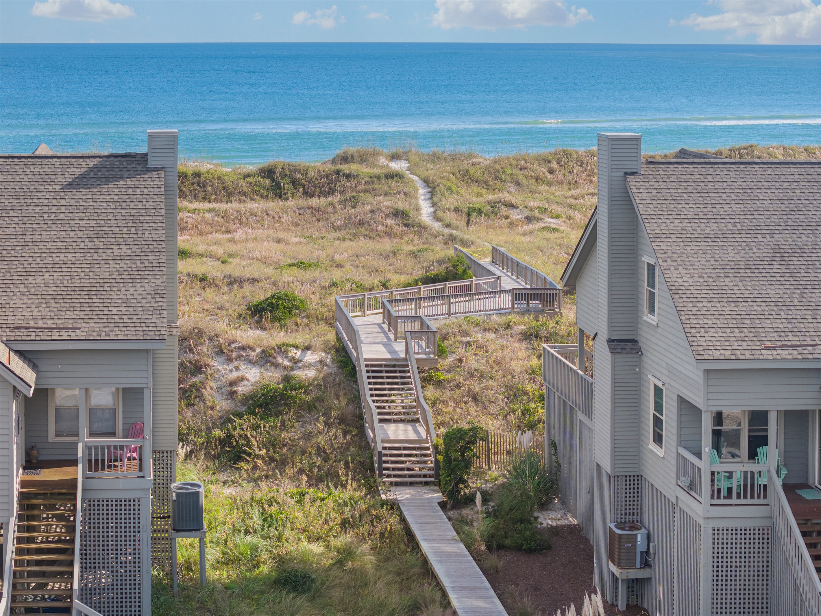 Quick, convenient path to Topsail Beach—no driving needed.