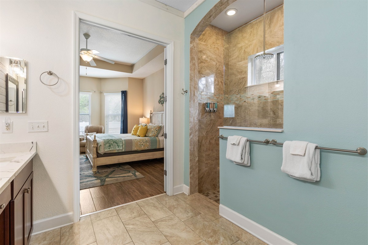 Wash off the salt in the spa-like shower, slip into the serene king suite beyond, and let the day slow down—this private retreat is made for quiet mornings, long exhaled evenings, and the kind of rest that feels like vacation at its best.