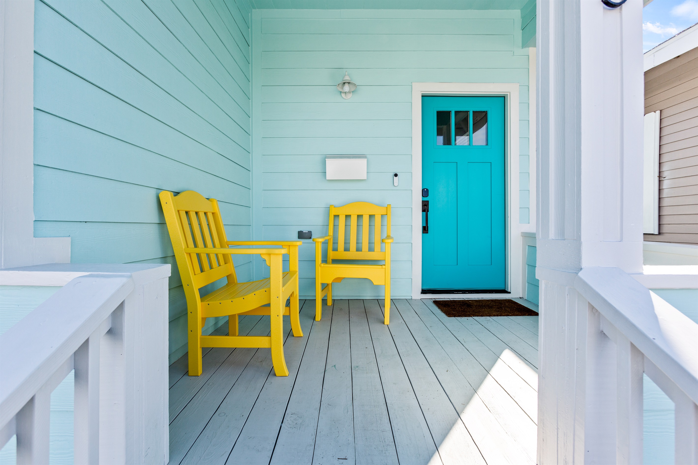 Enjoy the day!  See the water from the front!