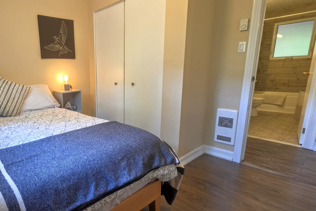 Bedroom three with double bed