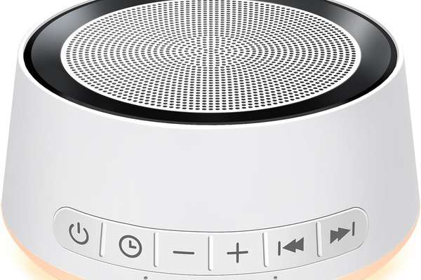Sound machine in each room with 30 soothing sounds and a night light featuring 12 color options.