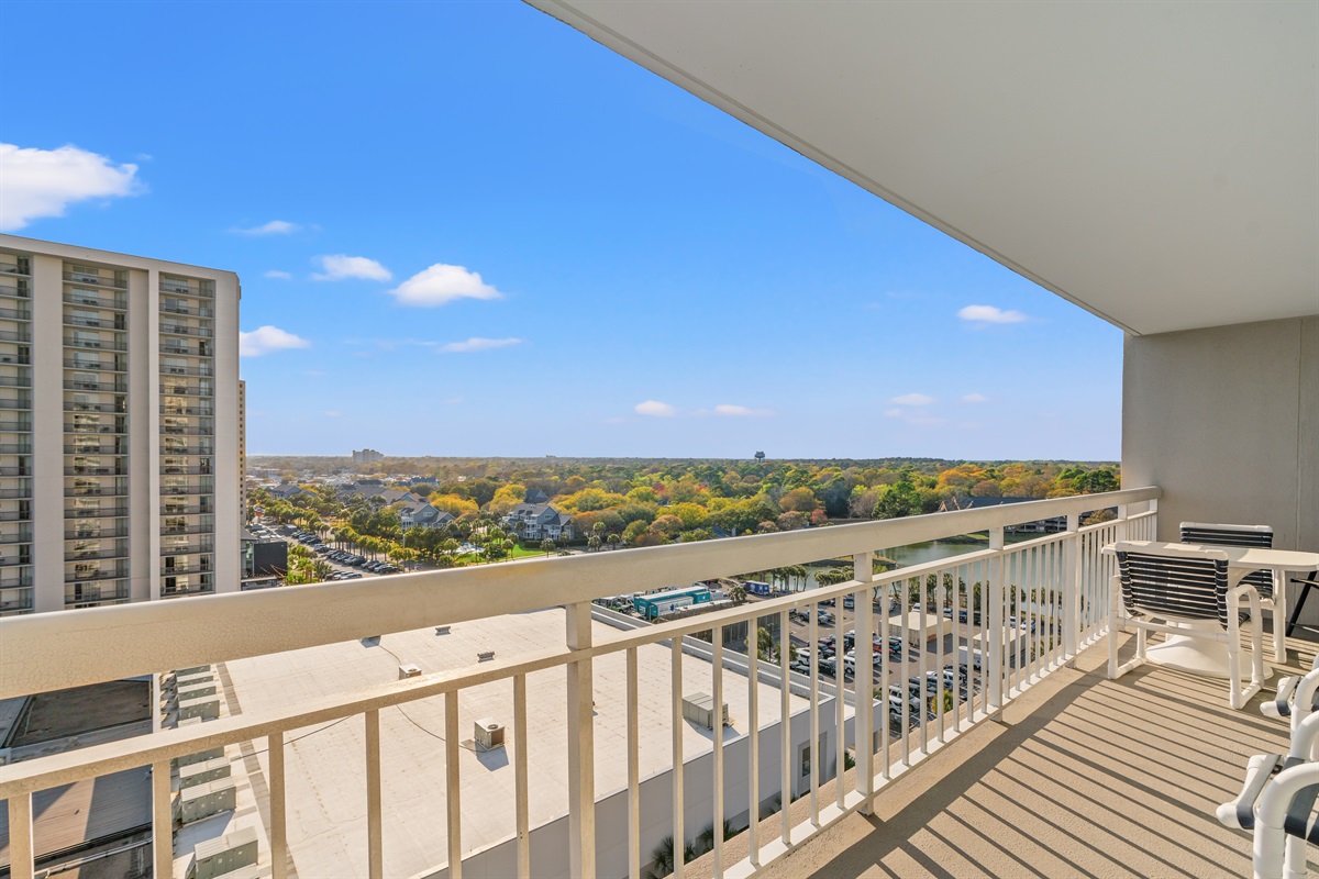 Plenty of Balcony room, just sit and enjoy the sun and waves