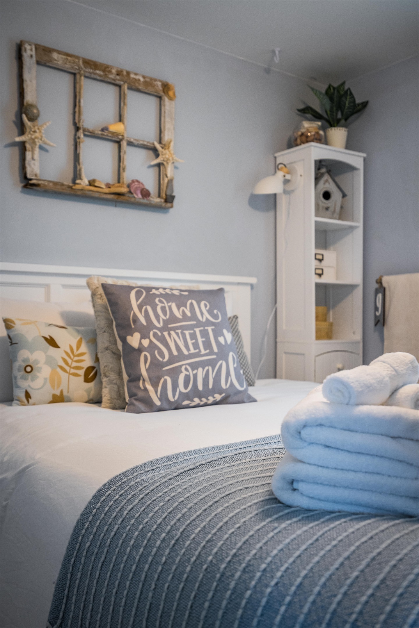 A double bed bedroom, perfect for tranquility.