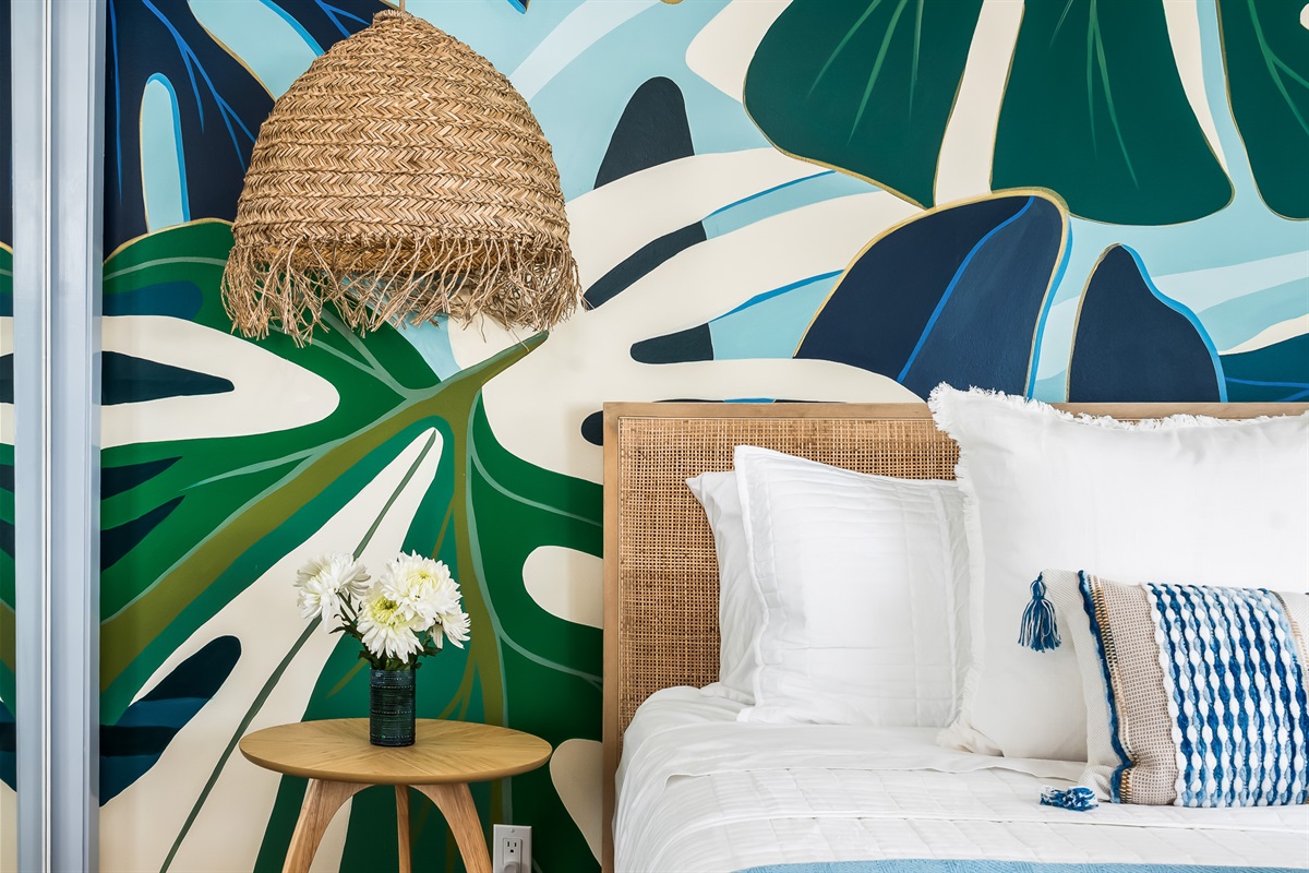 Melt into the soft linens after a long day at the beach.