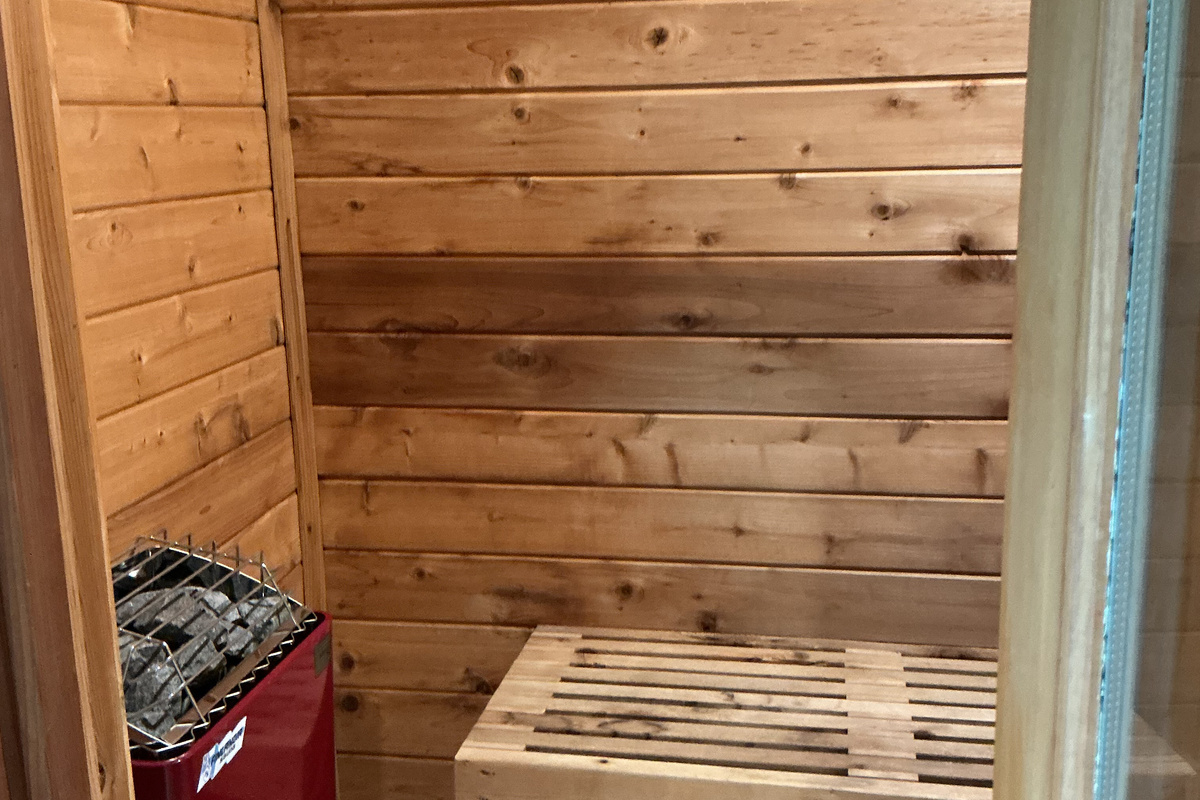 Sauna interior