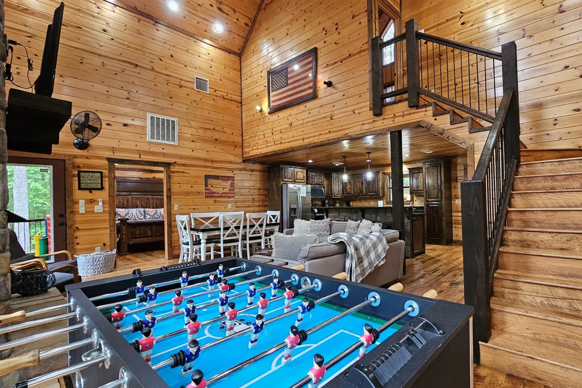 Foosball, friends, and fireside fun!