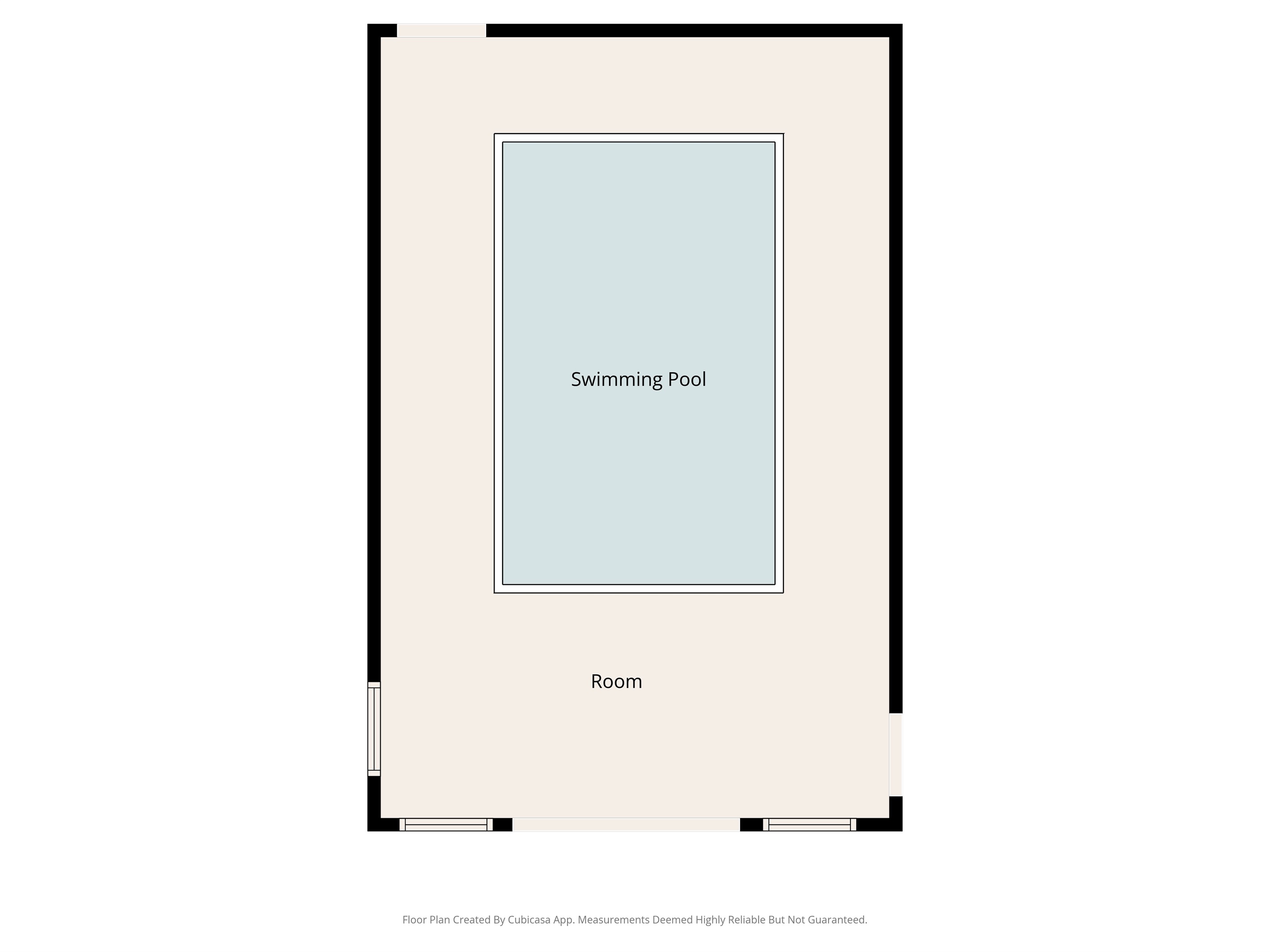 Pool floor plan