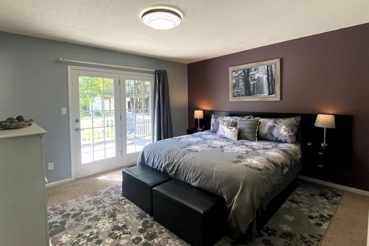 Glorious mornings start here—split king bed and a deck made for coffee and calm ☕️ #WakeUpWanderOut