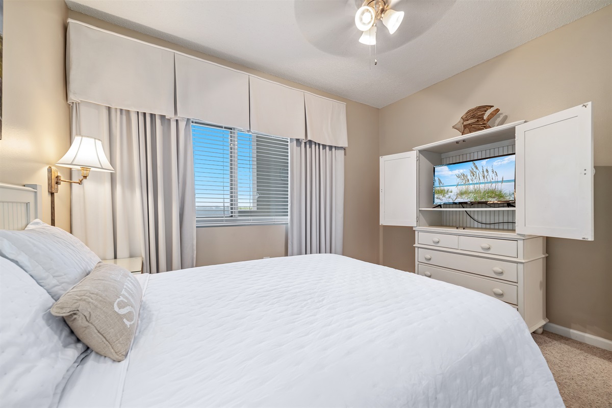 A serene bedroom retreat designed for restful nights and peaceful mornings.
