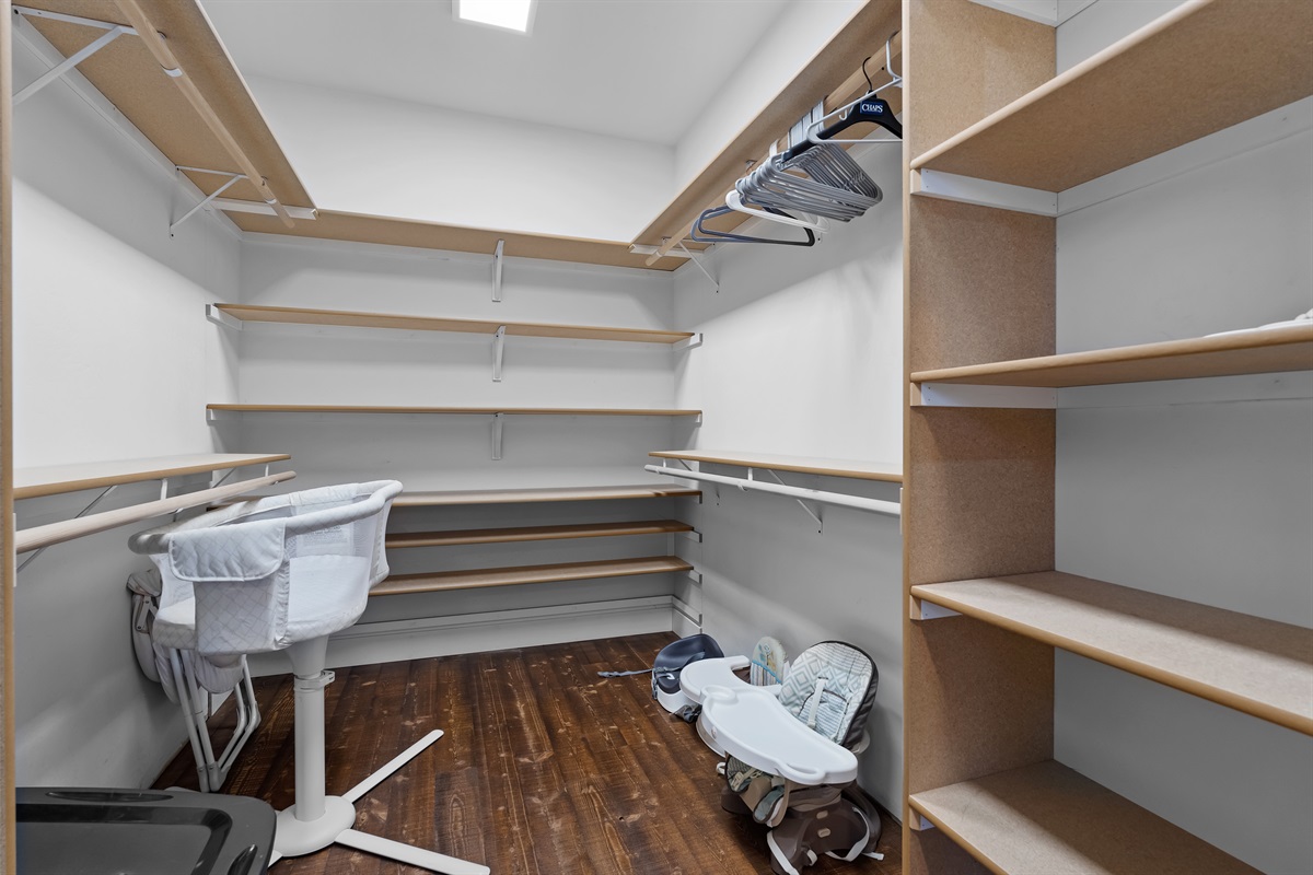 Master Bedroom Walk-In Closet