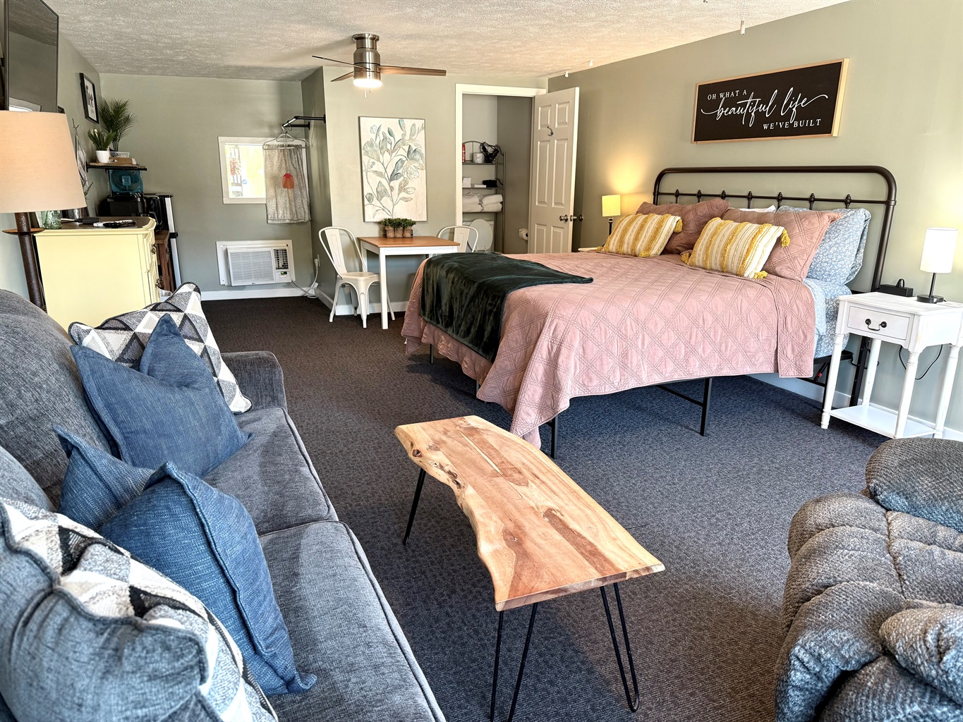 King room on the front of the building.