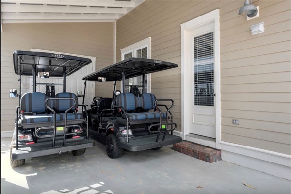Golf Carts (4 seat and 6 seat)