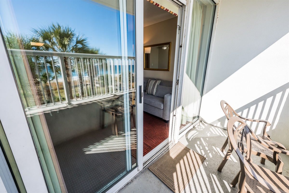 Amazing View from the Balcony!