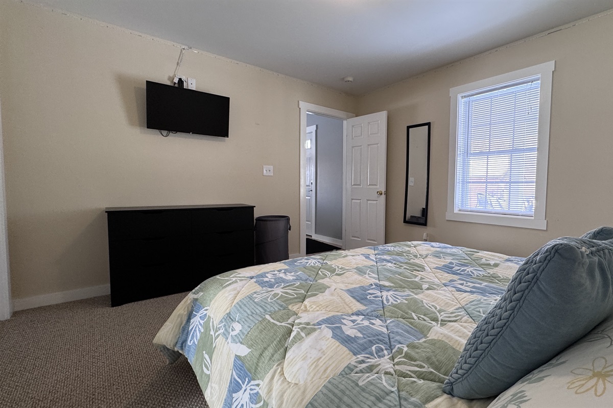 Bedroom 2 with Queen-size bed on first floor