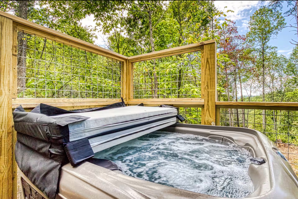 Relax in the privacy of your Hot Tub!!!