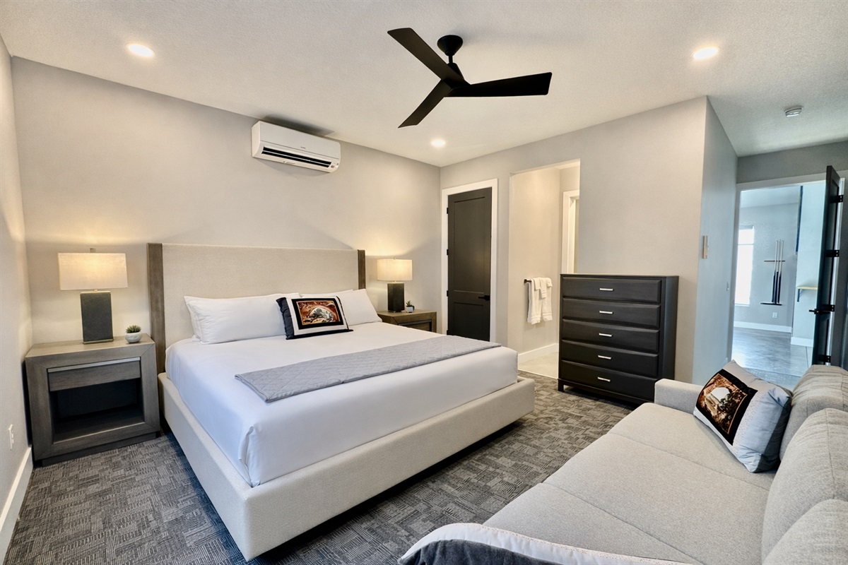 Guest Suite 4 King with Queen Sofa Sleeper