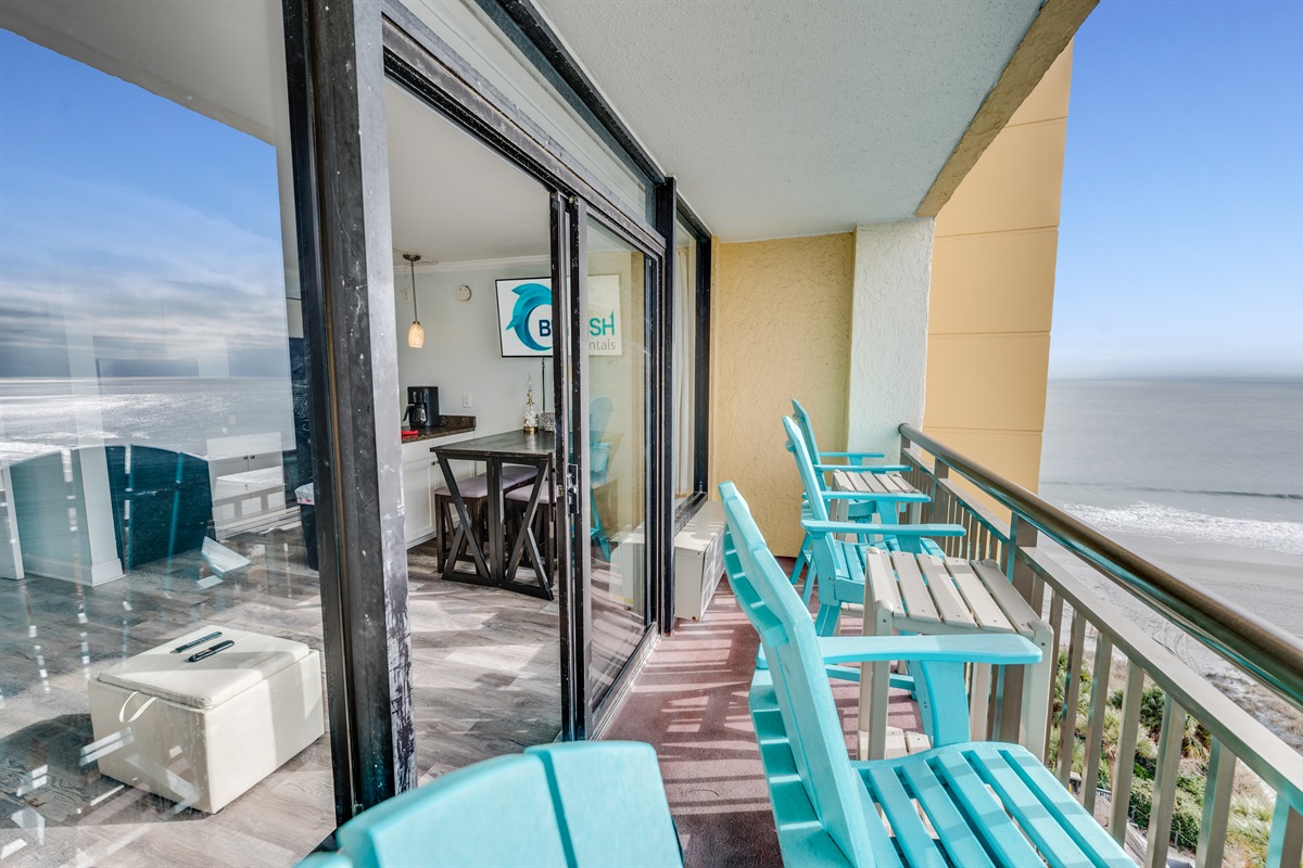 Amazing View from the Balcony!