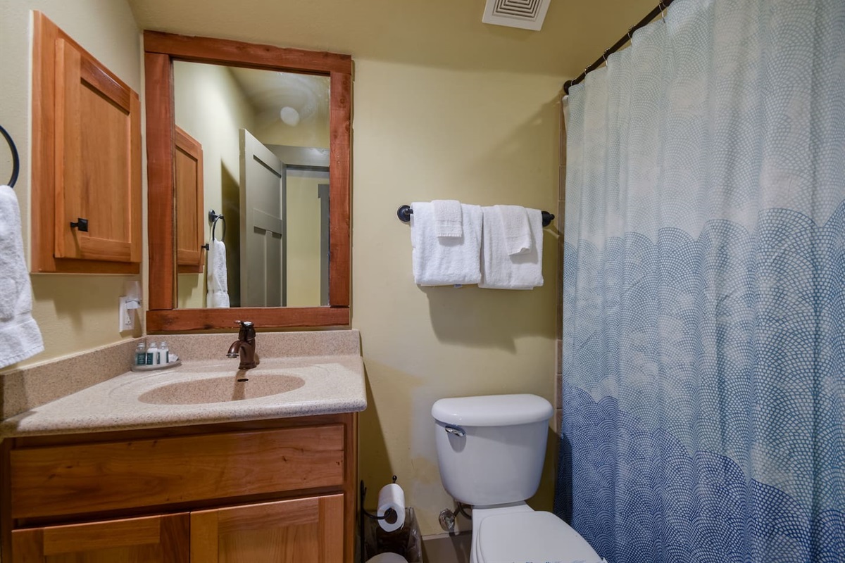 Full Bath in Bunkhouse