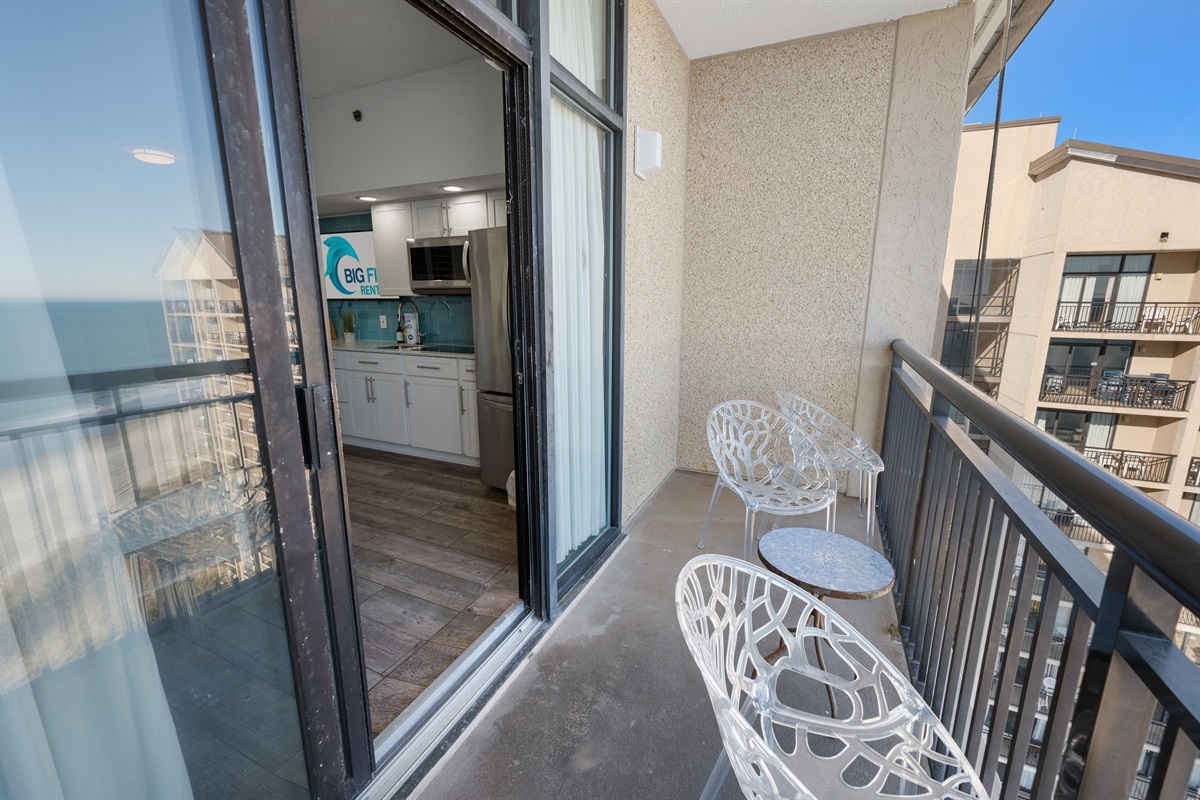 Amazing View from the Balcony!