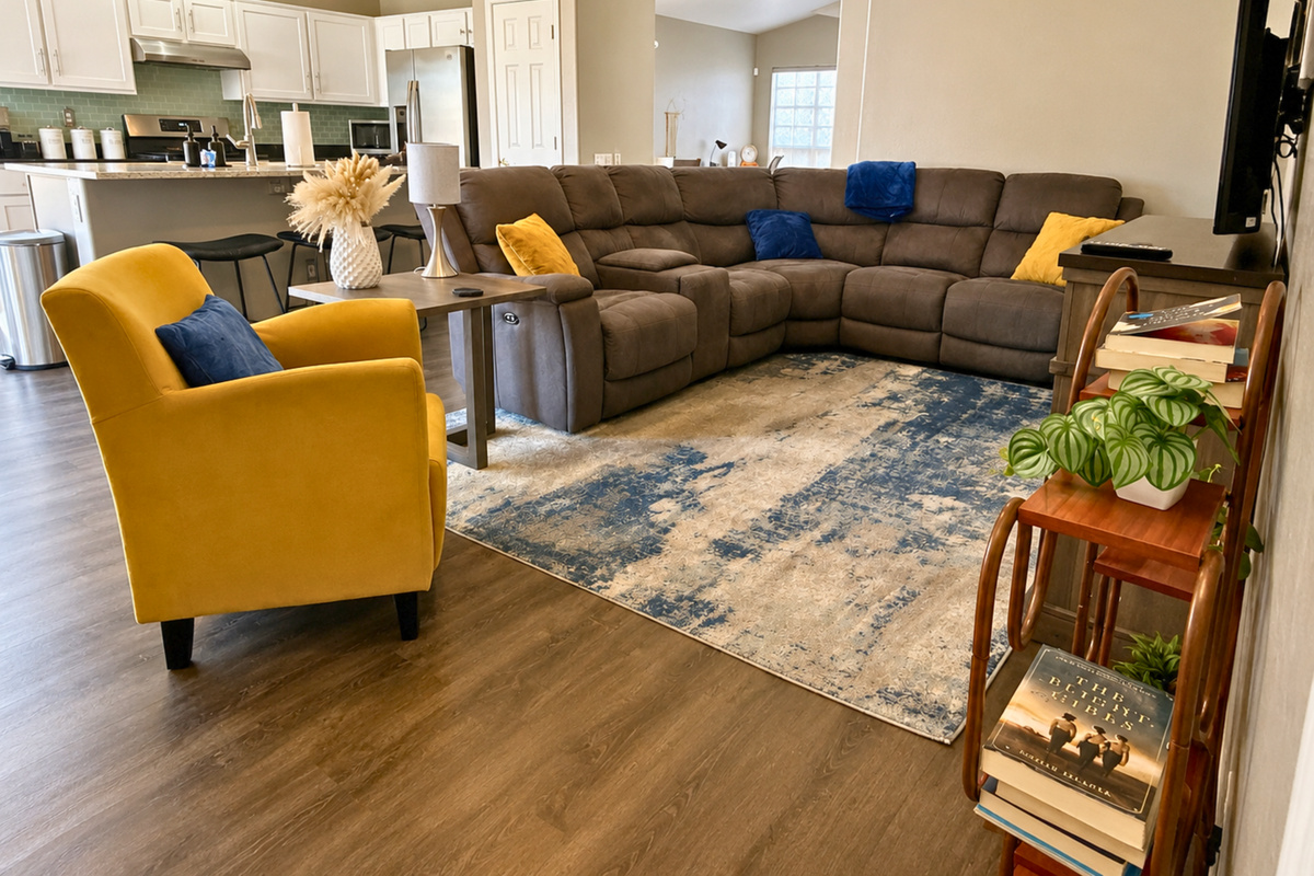 Open concept makes it easy to create some great family memories.