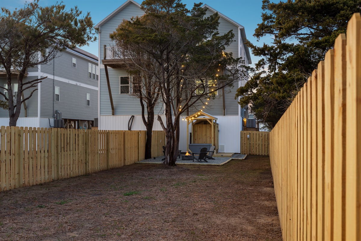 Fully Fenced Backyard