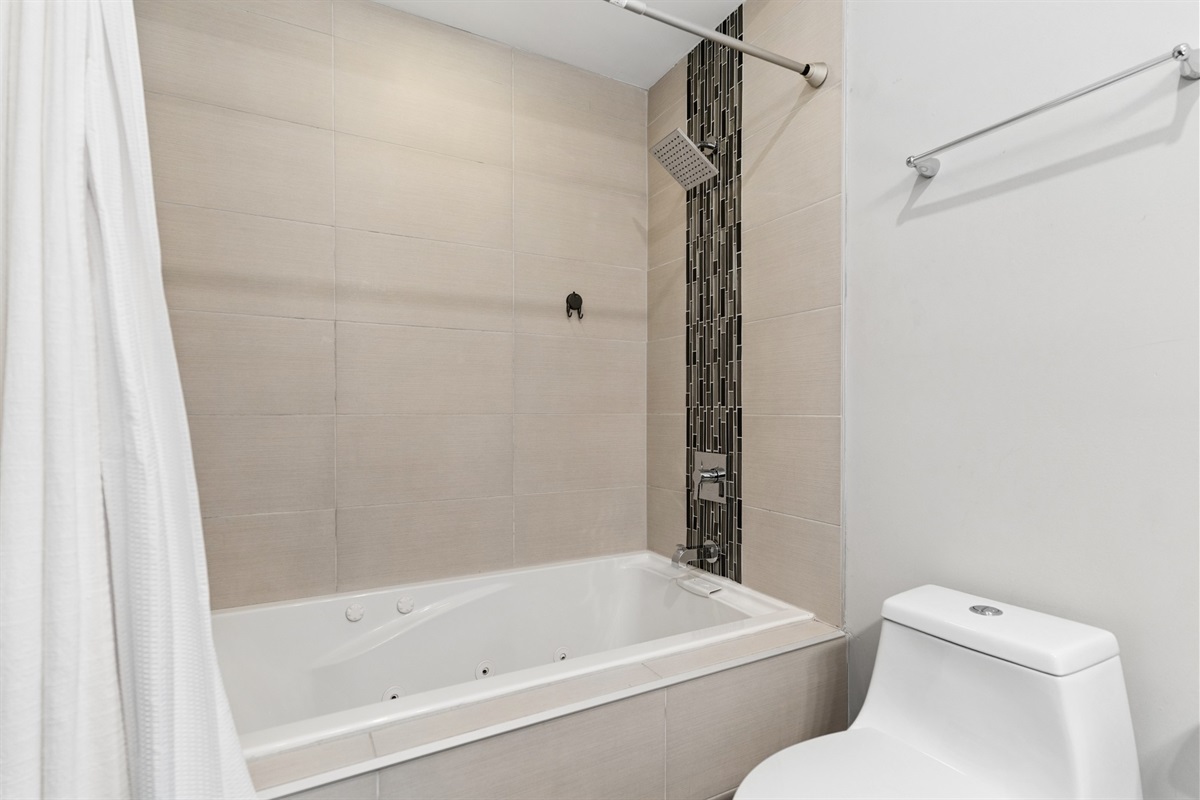 Unwind with a relaxing soak after a day exploring St. Louis or attending a special event.