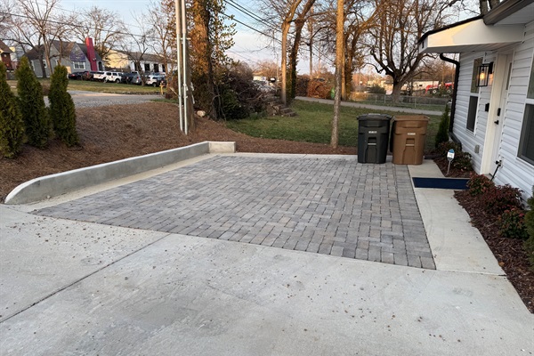 2 complimentary standard-sized vehicle parking spaces- front of the house 