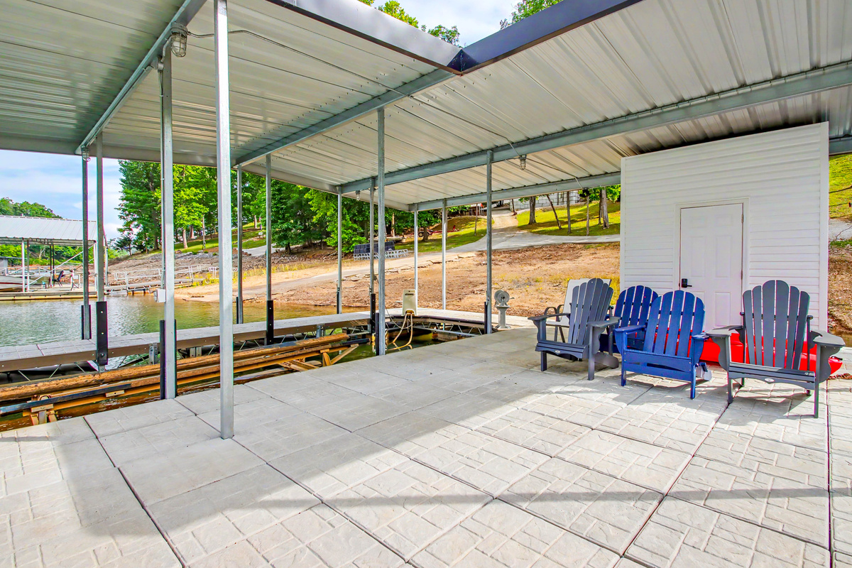 large concrete sun platform