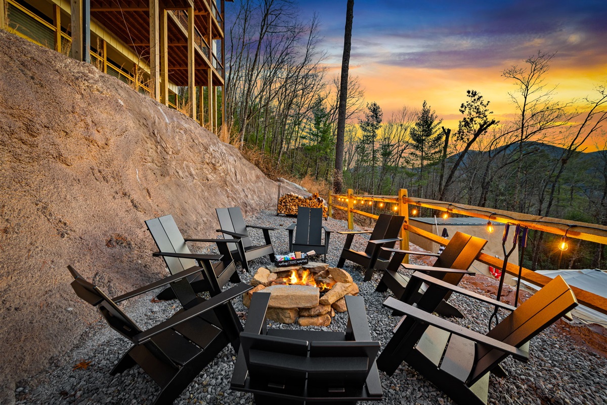 Nights stretch longer around the fire pit.