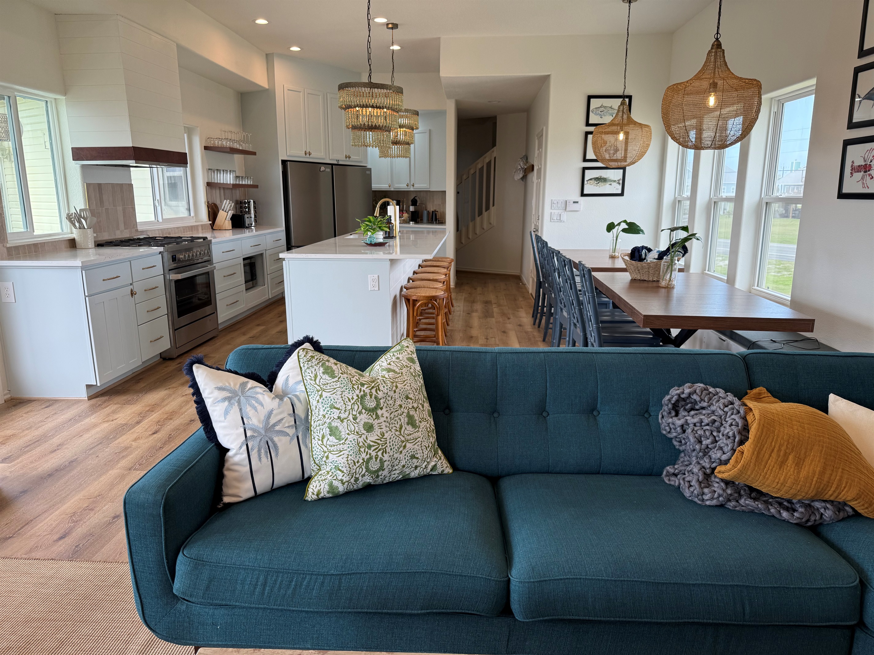 A complete space for everyone to hang out in. 