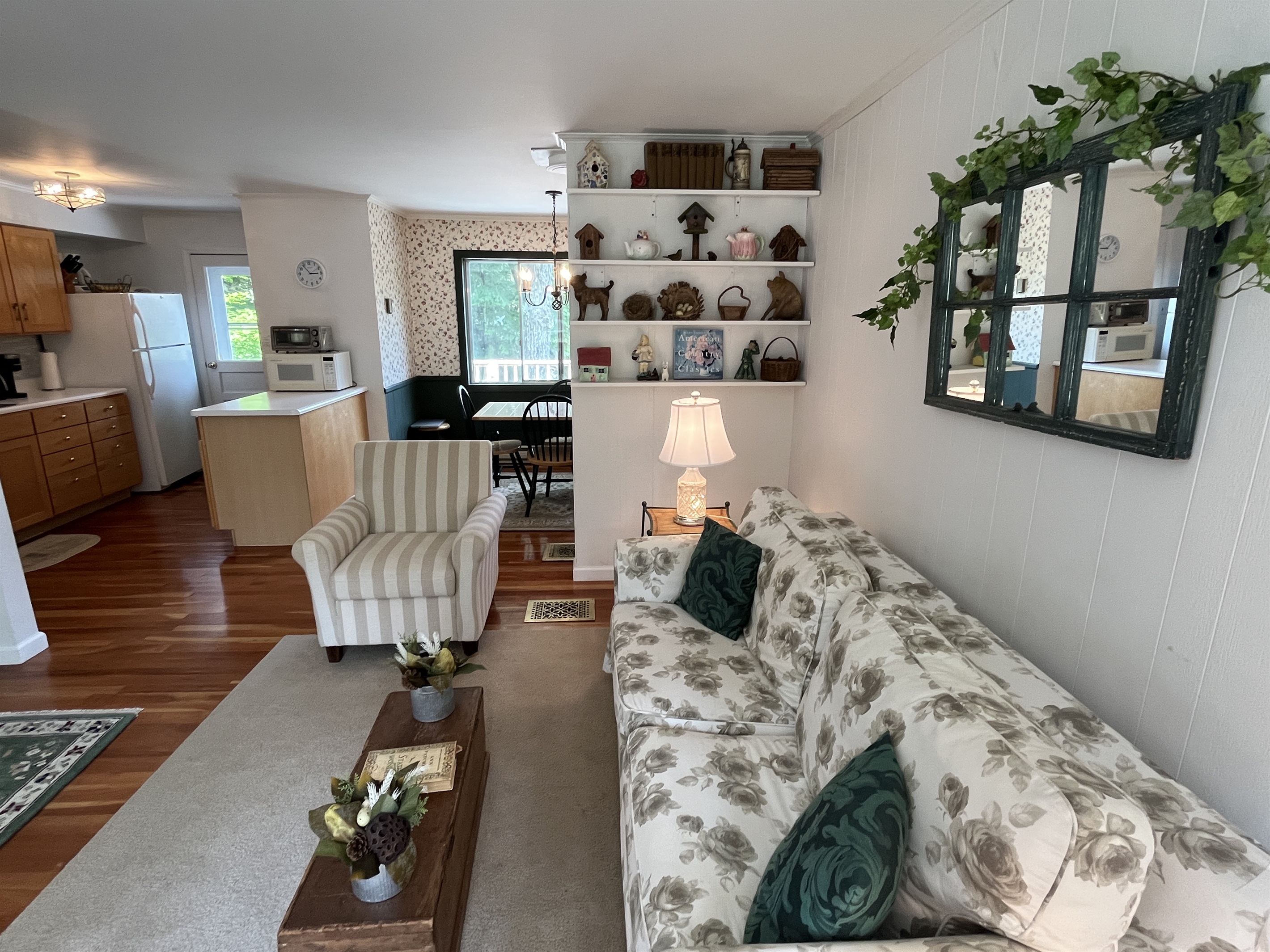 Living room, dining, kitchen
