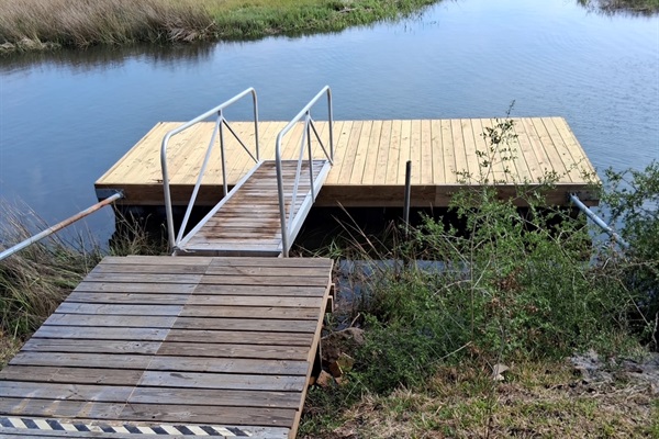 Brand new dock with room for two 20' boats
