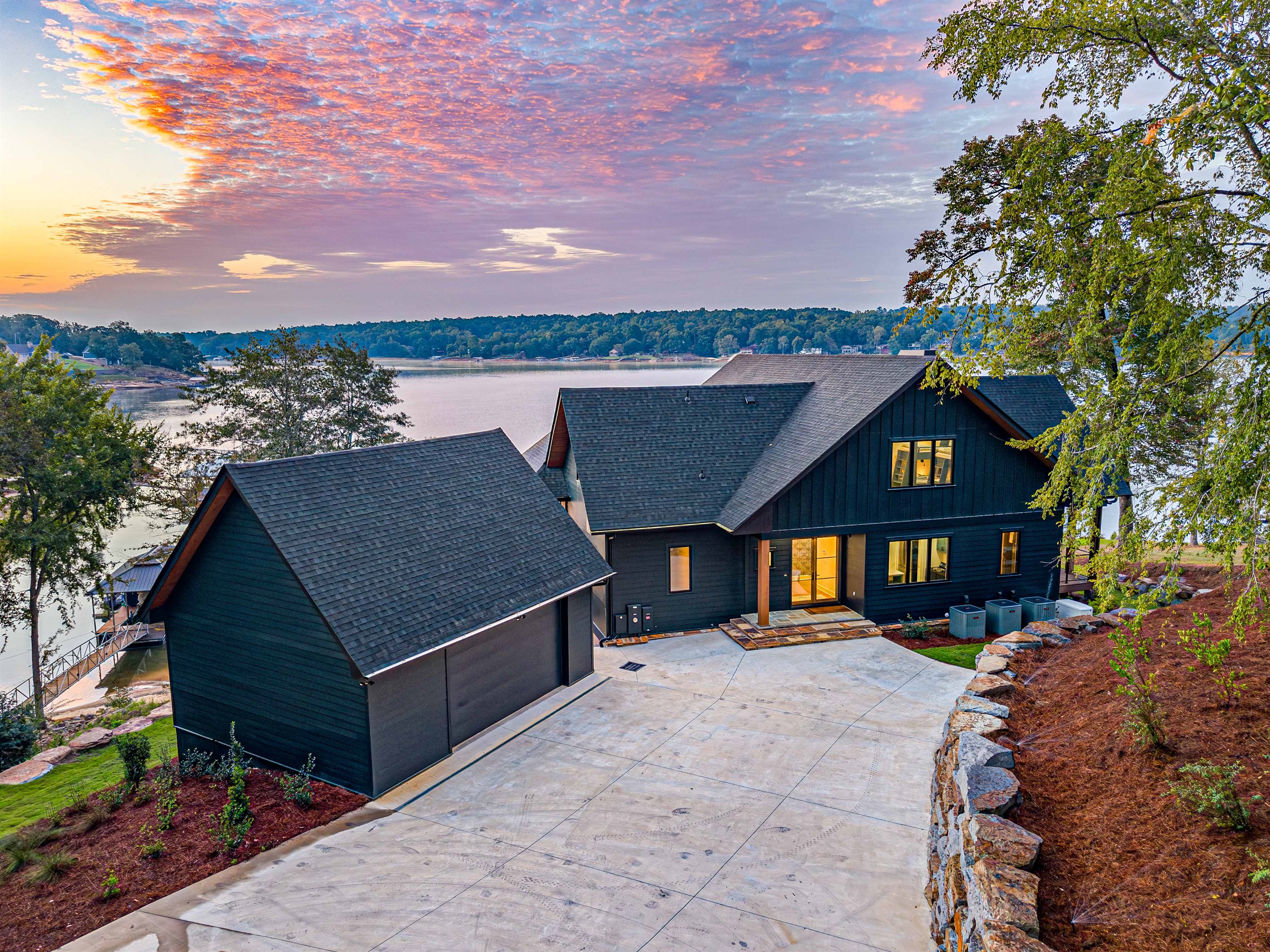 The view you'll see pulling in.