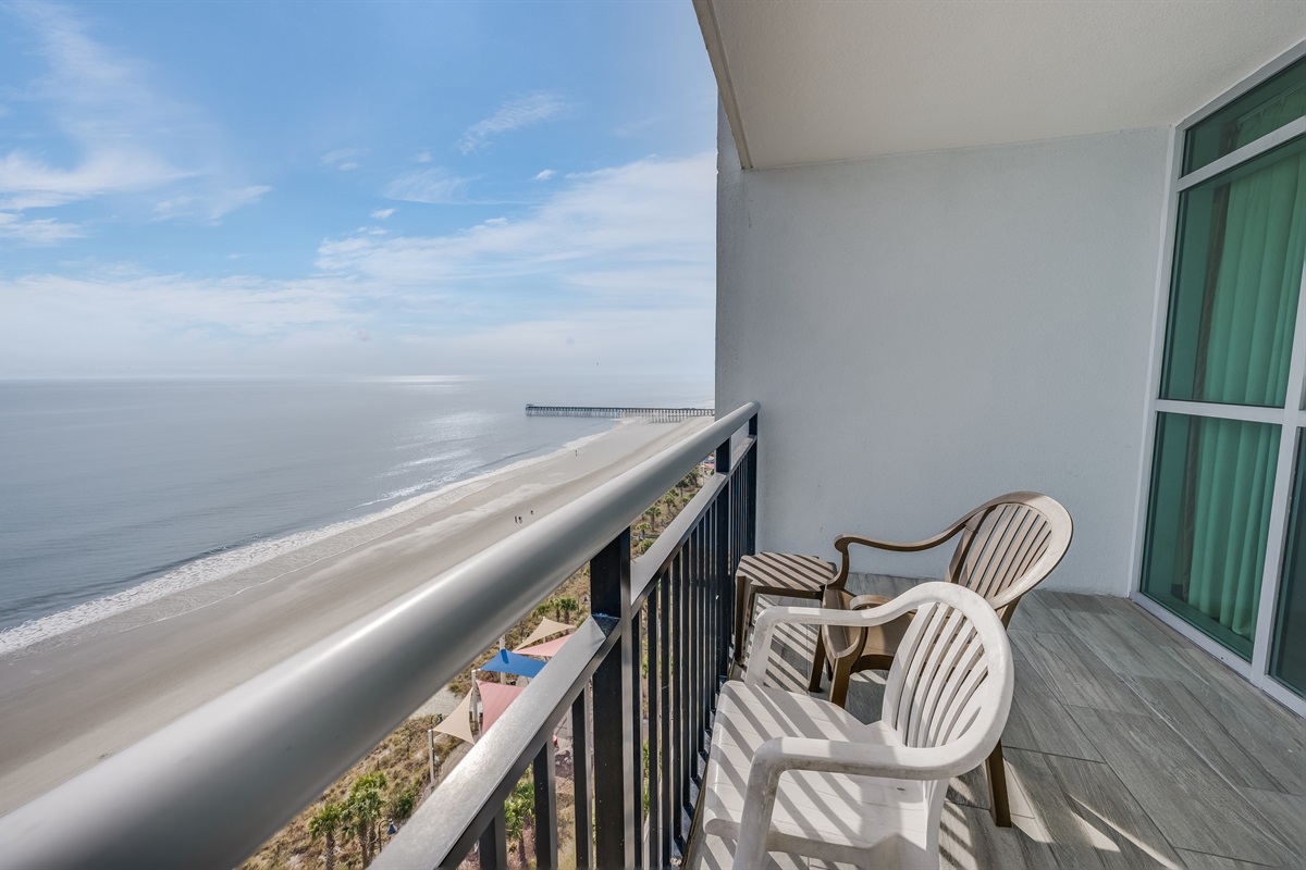 Breathtaking Views from Balcony!