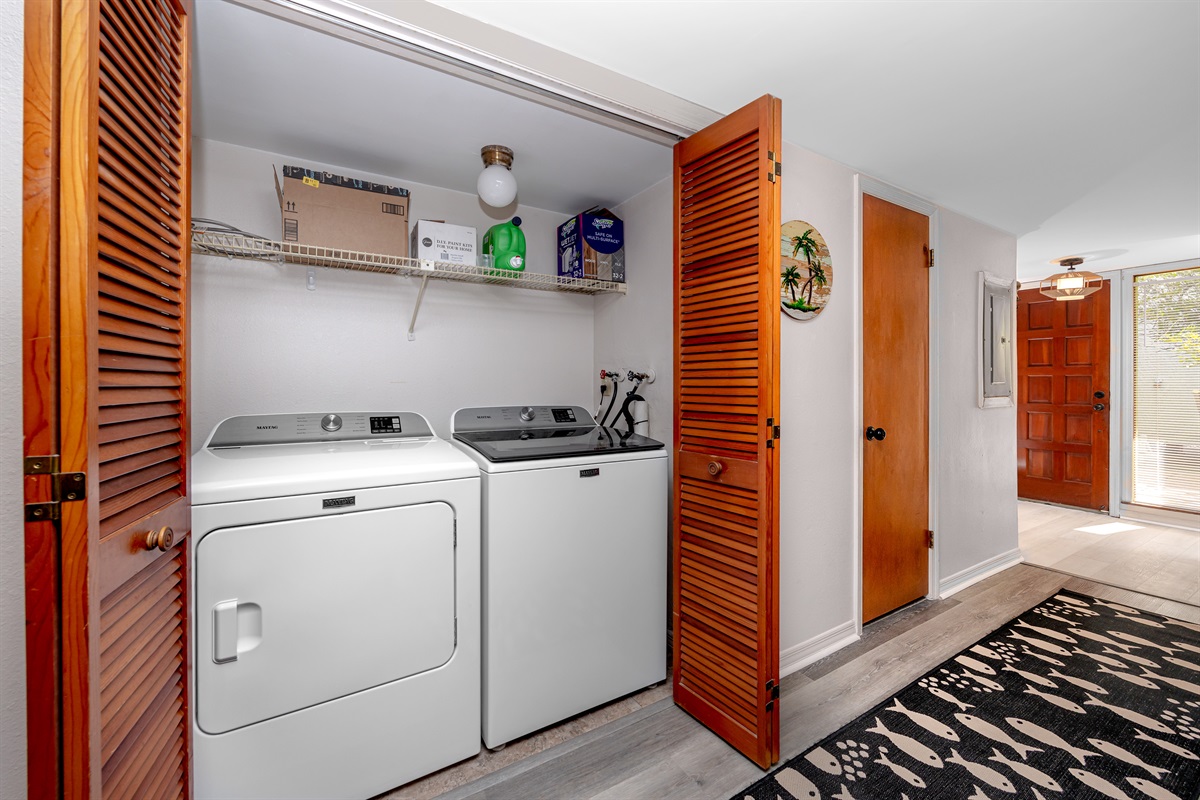 Laundry in unit