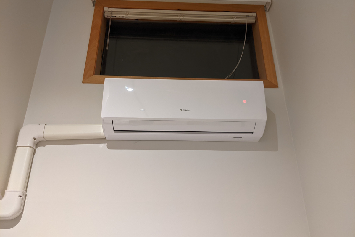 All bedrooms have split units for heat and air conditioning (AC)