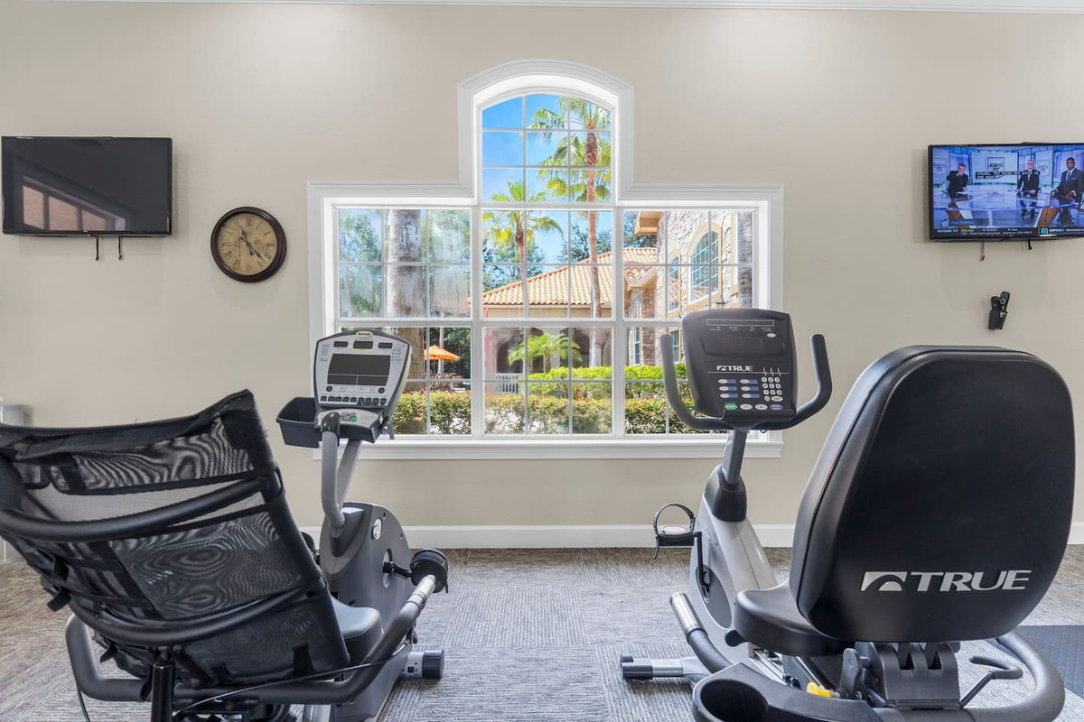 Stay fit with top equipment in the fitness center.