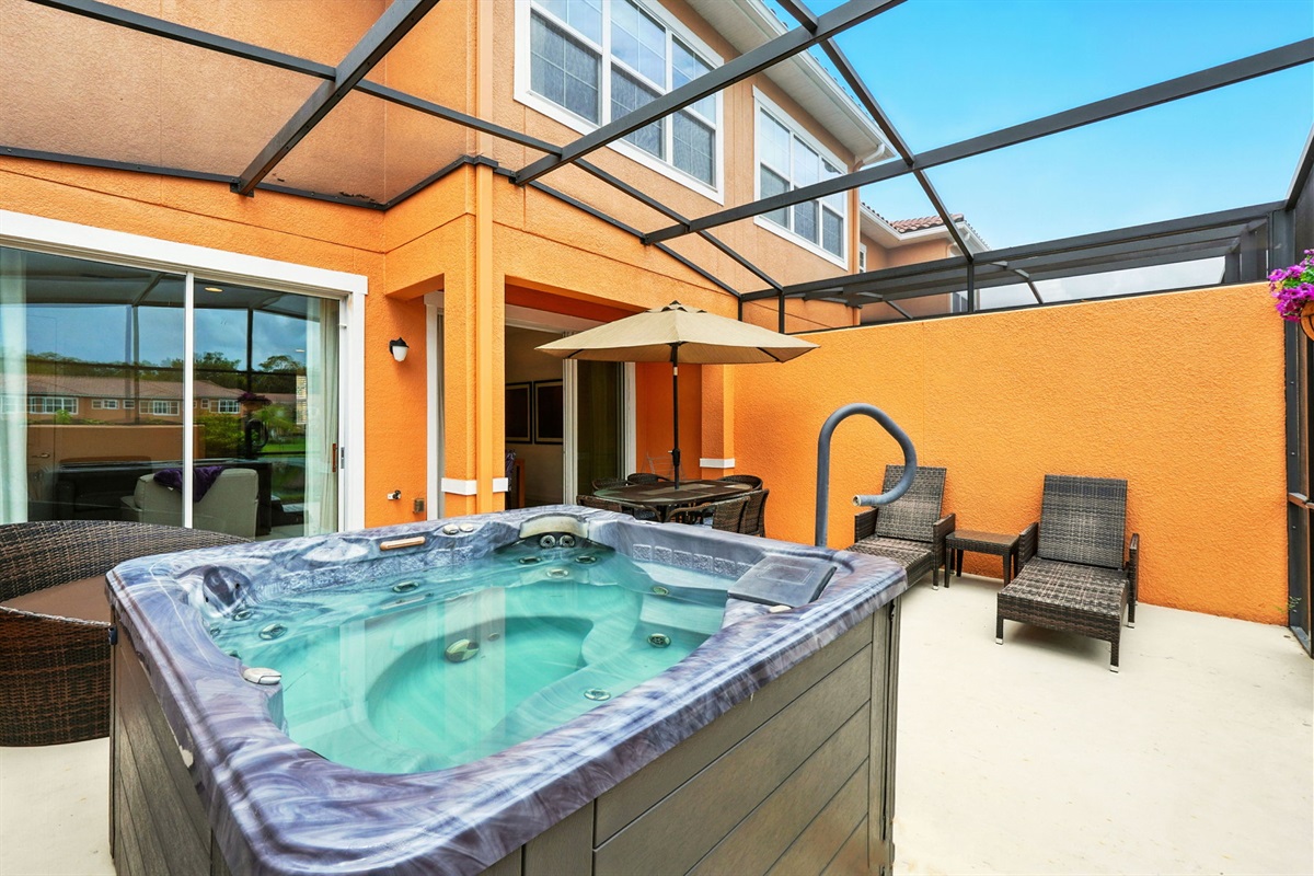 Relax in your own private hot tub