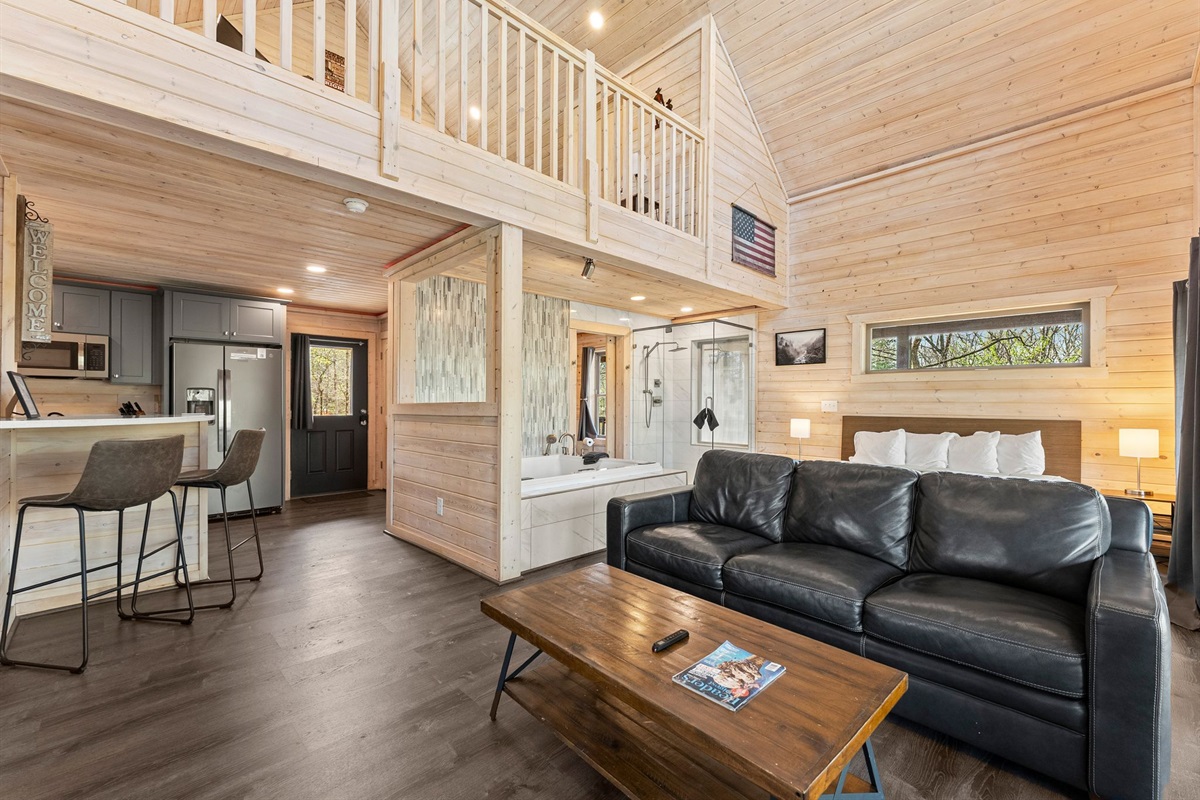 Interior View from the Electric Fireplace