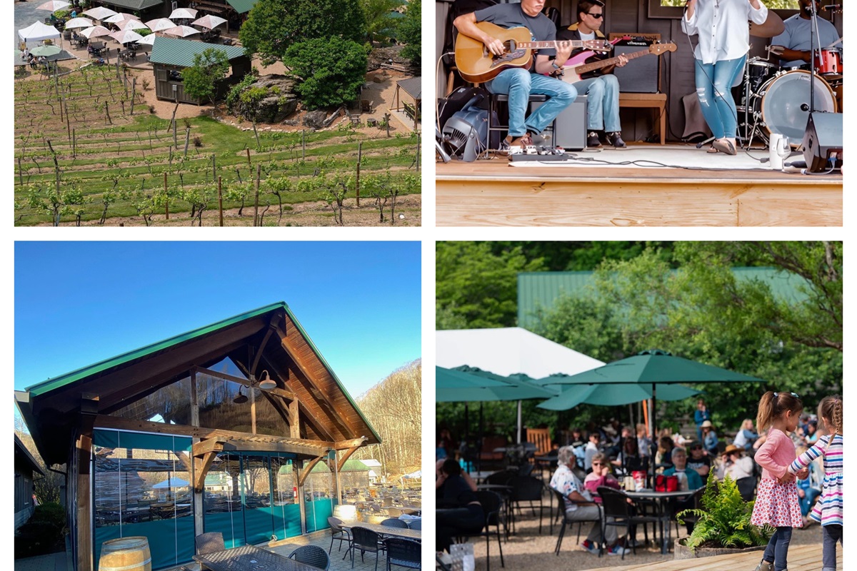 We are so lucky to have so many Wineries & Breweries close by...here are a few pics of the closest one...Grandfather Winery is a few minutes away and has an enclosed heated patio for the winter, a food truck & live music on some nights! Come stay & play!