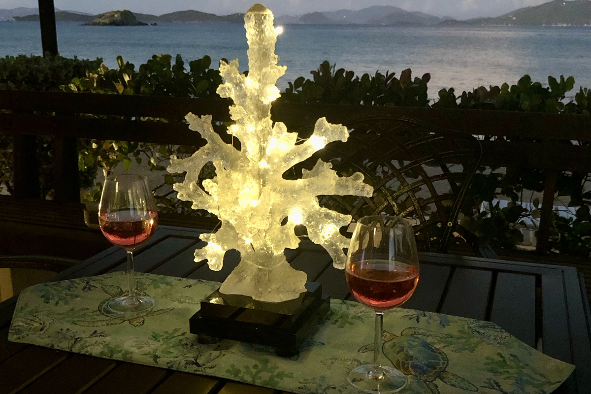 Evening drinks on the patio