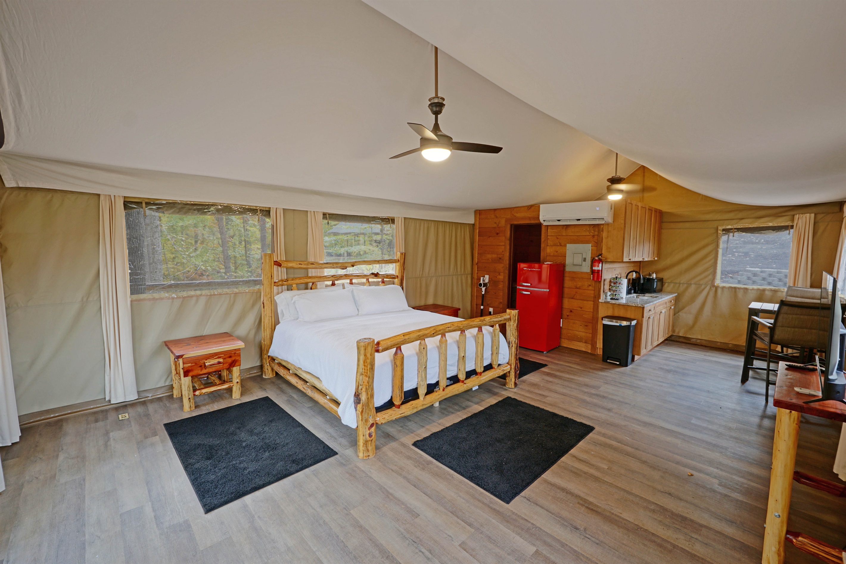 Enjoy all the comforts of home in a unique and inviting setting.