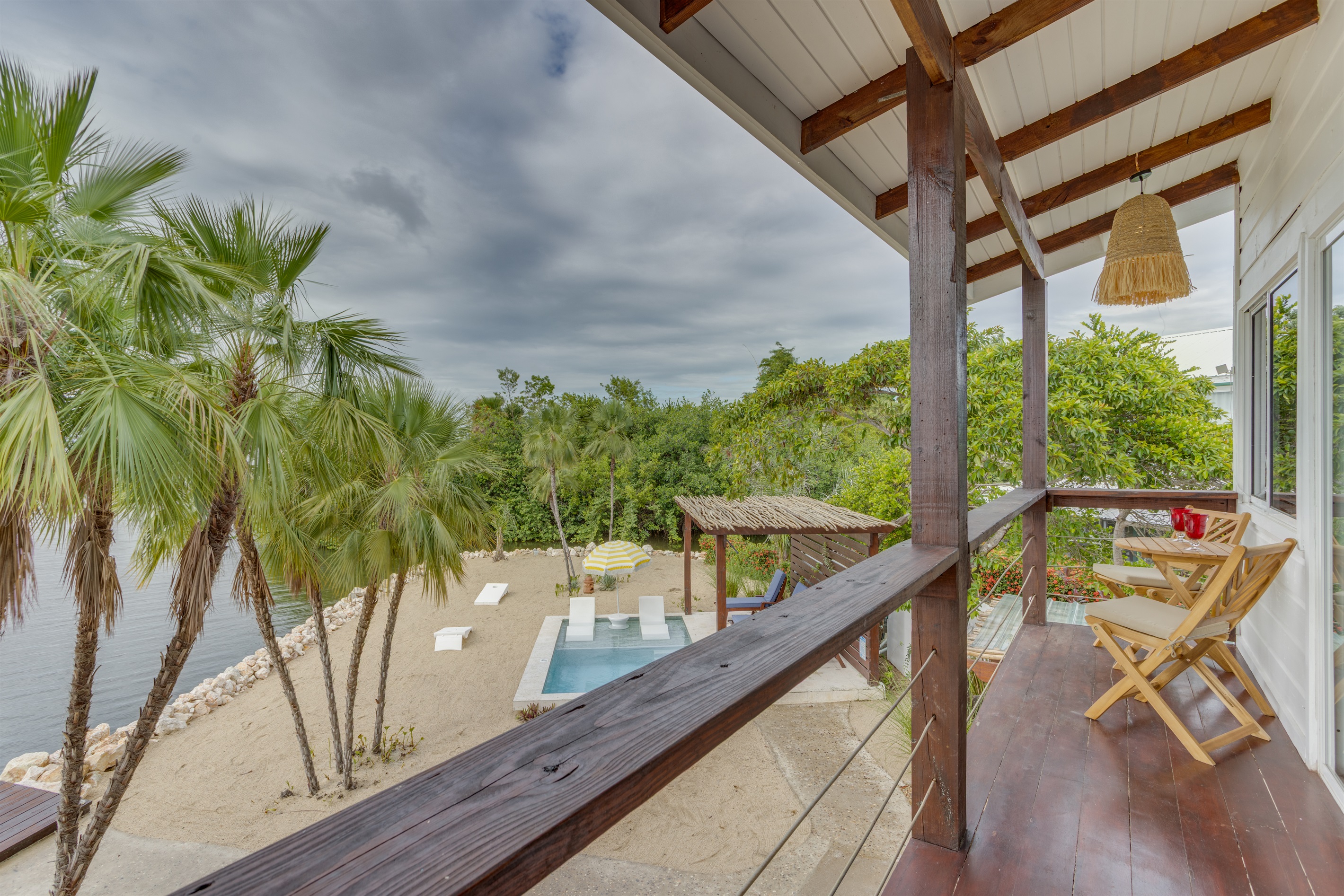 Outside Upstairs Living