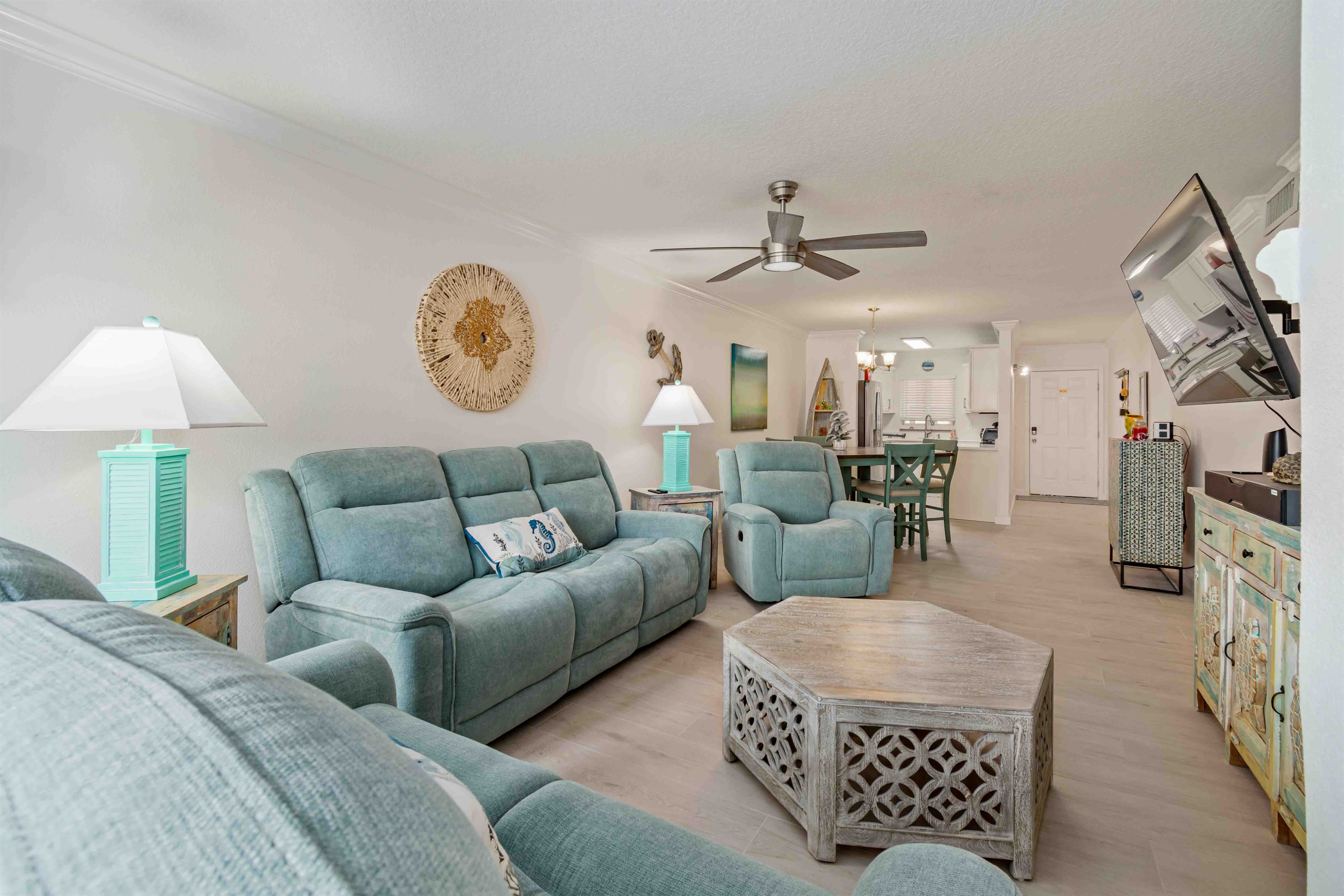 Living Room with Smart TV