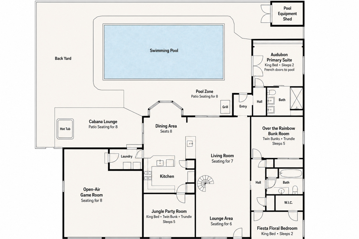Sunset 1st Floor Floorplan