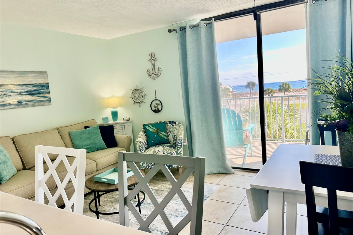 View from the kitchen!  Nice!